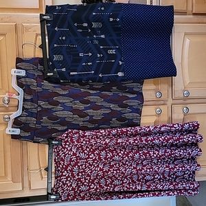3 Lularoe Midi Skirts